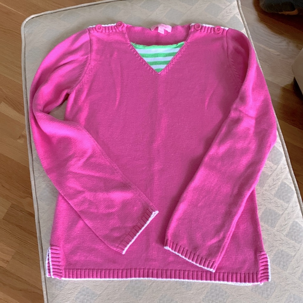 Lilly Pulitzer girls cotton sweater, size 12